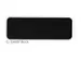 Panneau pour poste de travail assis-debout 160x80cm Noir