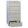ladekast HxBxD 1000x500x600mm 6laden slot RAL7035 front RAL6011