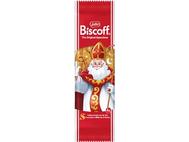 speculaaskoekjes, Sinterklaas, 14 cm, pakje van 4