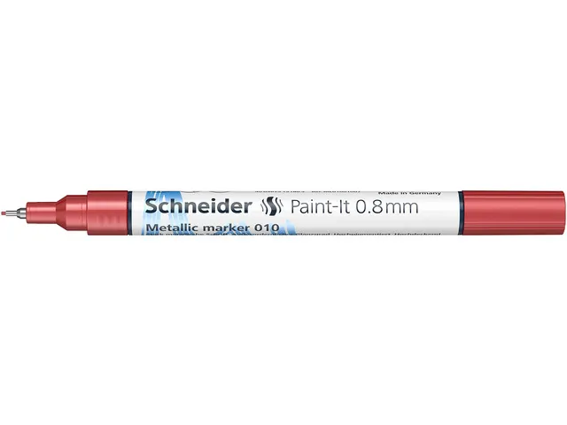 Metallic marker Schneider Paint-It 010 0.8mm rood metallic