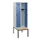 locker met bank,HxBxD 1950x600x815mm,2vak,vak B 300mm,draaigrendel
