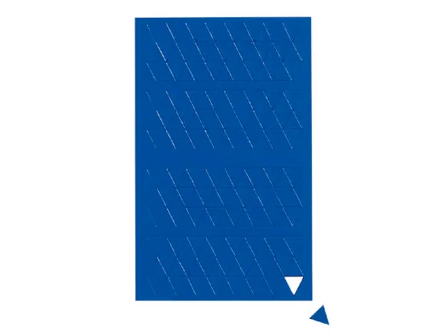 Symboles magnétiques Triangle 1x1cm 180 pièces Bleu