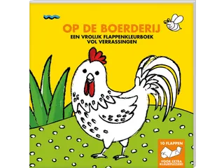 Kleurboek met flappen Interstat Op de boerderij - 1