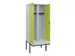 locker voor scheiding van kleding,HxBxD 2120x800x815mm,2vak