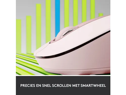 Logitech Signature M650 Muis Maat L Roze