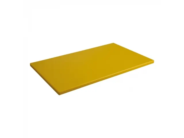 Caterchef HACCP Snijblad Geel 2-zijdig glad 50x30x1,5cm