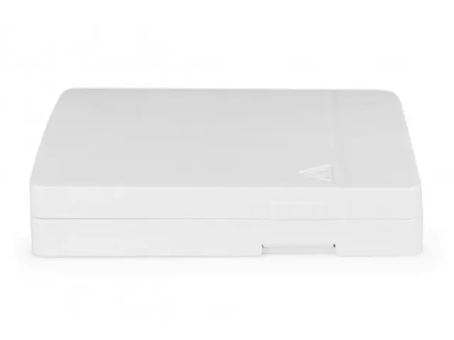 FTTH-behuizing met 2x LC (APC) DX-adapter wandmontage