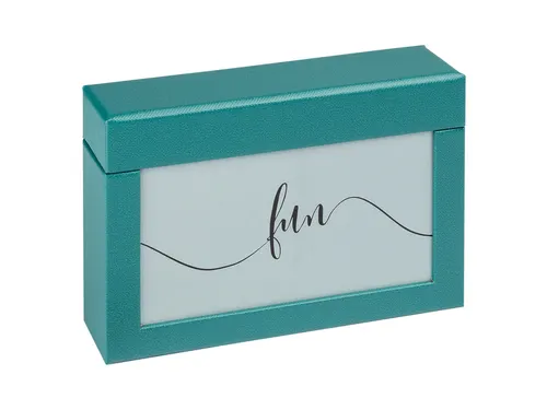 Fotobox walther design Fun 10x15cm 100 foto's petrol groen