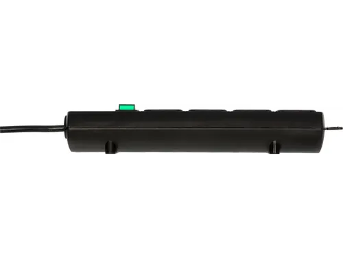 Stekkerdoos Brennenstuhl Comfort Plus 4vdg incl platte stekker 2m zw