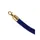 OUTLET Afzetkoord Velours Blauw 1.5 meter met Gouden haken