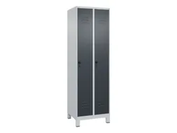 locker voor scheiding van kleding,HxBxD 1950x600x500mm,2vak