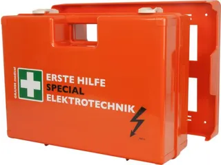 verbandkoffer,v. elektro,DIN 13157,ABS oranje,m. wandhouder - 3