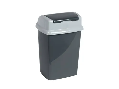 9520587 Afvalbak MAULswing 5L kunststof 20x16x29cm donkergrijs