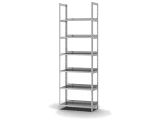 dossierstelling,grondveld,HxBxD 2200x750x300mm,vaklast 60kg - 2