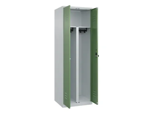 PBM-locker,HxBxD 1850x600x500mm,2vak,vak B 300mm,draaigrendel