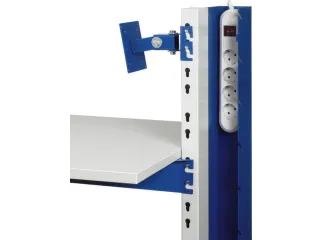 pc-station,HxBxD 1770x650x650mm,monitorhouder,3legborden - 4