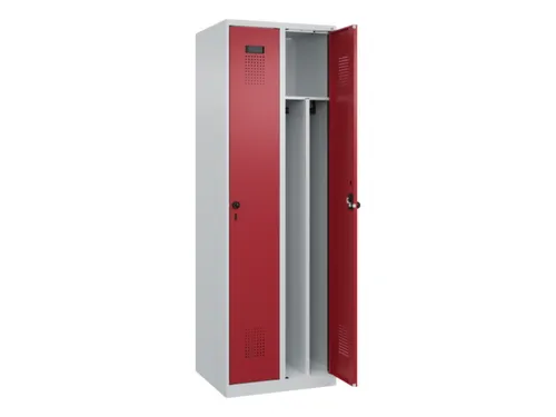 locker voor scheiding van kleding,HxBxD 1850x600x500mm,2vak