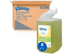 Kleenex 6386 Botanics luxe handreiniger Foam 6x1 Liter Groen