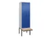 locker voor scheiding van kleding,HxBxD 2120x600x815mm,2vak