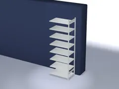 dossierstelling,aanbouwveld,HxBxD 2700x1010x635mm,vaklast 90kg