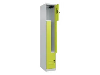 Z-garderobekast,HxBxD 1850x300x500mm,vak B 150/300mm,draaigrendel - 2