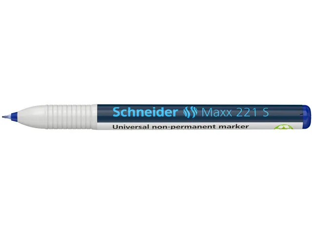 Universele marker Schneider Maxx 221 S non-permanent blauw
