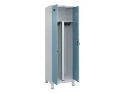PBM-locker,HxBxD 1950x600x500mm,2vak,vak B 300mm,draaigrendel