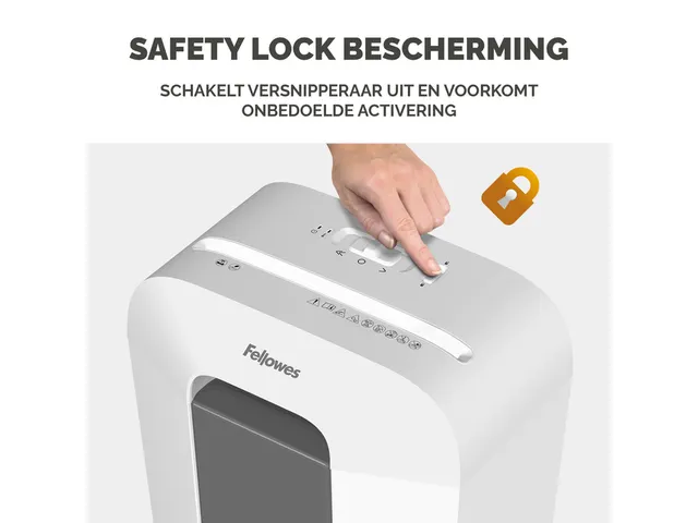 Papiervernietiger Fellowes LX50 4x37mm wit