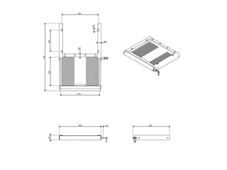 Addit laptop Beveiligingslade Maat S 633 Zwart - 5