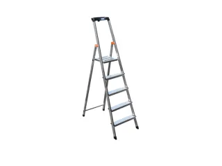 Lichte Universele Ladders Aluminium 5treden H 1,05m - 1