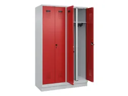 locker voor scheiding van kleding,HxBxD 1950x1200x500mm,4vak