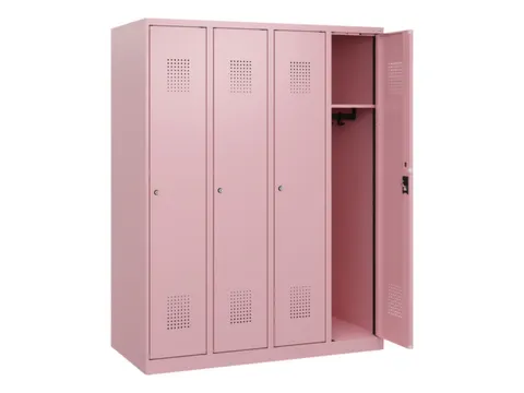 schoollocker,HxBxD 1530x1200x500mm,4vak,vak B 300mm,cil.-slot