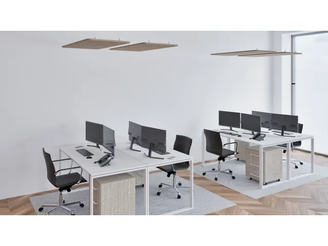 Panneau de plafond acoustique rectangulaire Feutre PET 60x120cm Beige