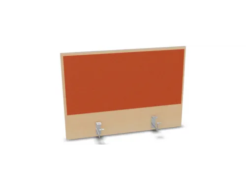 opzetpaneel,v. bureau,aanbouw achter,B 800mm,NE-esdoorn,BN3012-oranje