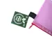 etui A6 PVC-vrij rood transparant met ritssluiting