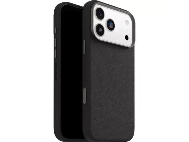 OtterBox Symmetry Leather iPhone 17 Pro Max hoesje zwart