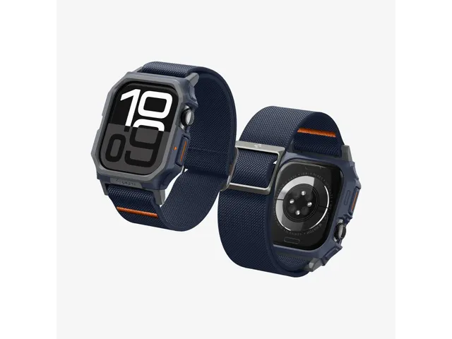 Spigen Lite Fit Pro Case + Band Marineblauw Apple Watch 10 46mm Blauw