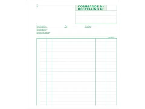 Bestellingen 21 X 18 Cm Bilingue Dupli 50 X 2 Vel