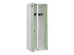 locker voor scheiding van kleding,HxBxD 1850x600x500mm,2vak