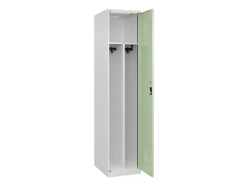 locker voor scheiding van kleding,HxBxD 1850x400x500mm,1vak