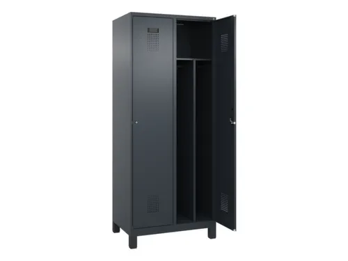 locker voor scheiding van kleding,HxBxD 1950x800x500mm,2vak