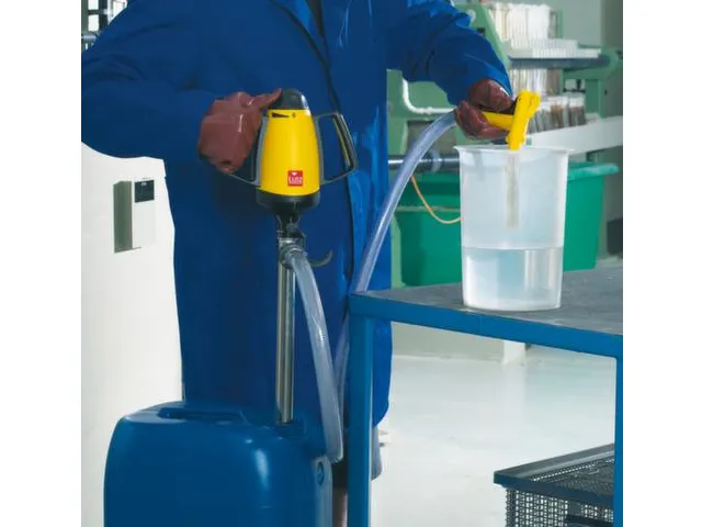 Elektrische Vatenpompen Set Pp Dompeldiepte 1000mm Viscositeit 300mpas