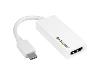 USB-C naar HDMI adapter USB Type-C naar HDMI video converter wit - 1