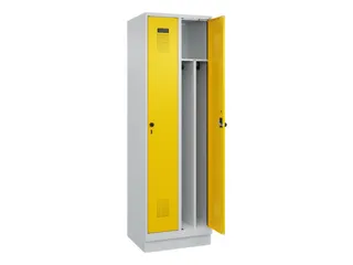 locker voor scheiding van kleding,HxBxD 1950x600x500mm,2vak - 1