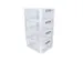 Omega ladeblok 11L transparant wit - 37,5x29,5x17,5cm