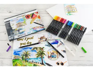 Sketch marker Eberhard Faber 24 stuks assorti kleuren - 2