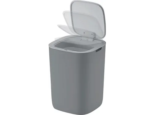 Morandi Trendy Vierkante Afvalbak Smart Sensor Bin 12 Liter Grijs