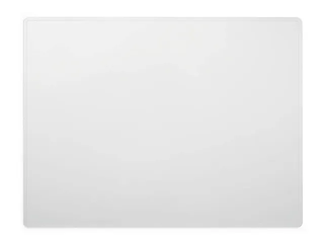Schrijfonderlegger Transparant 530x400mm med siergroef PP