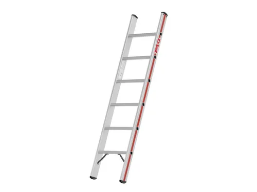 ladder,eenzijdig,6,verstevigde treden,balk L 1,72m,aluminium