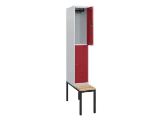 Dubbeldekse dekenkist,HxBxD 1950x300x815mm,1x2vak.,vak B 300mm - 2